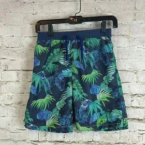 Catimini Boys Swim Shorts Size 10 Green Blue Surf